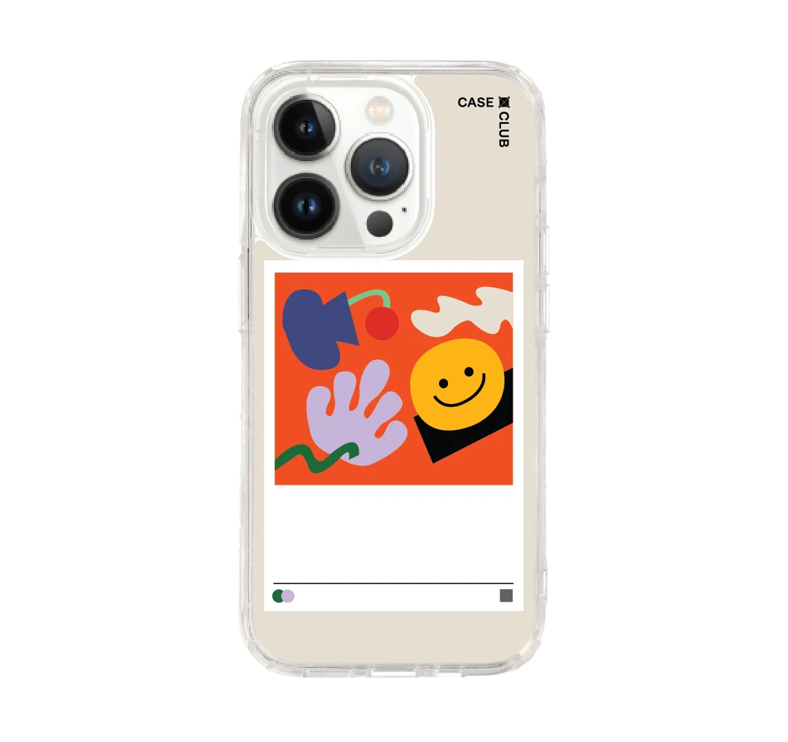 เคสใส iphone 14 pro โปสเตอร์รอยยิ้ม